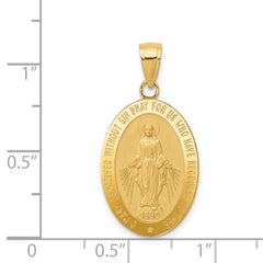 14k Miraculous Medal Pendant - 7