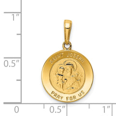 14k Saint Joseph Medal Charm
