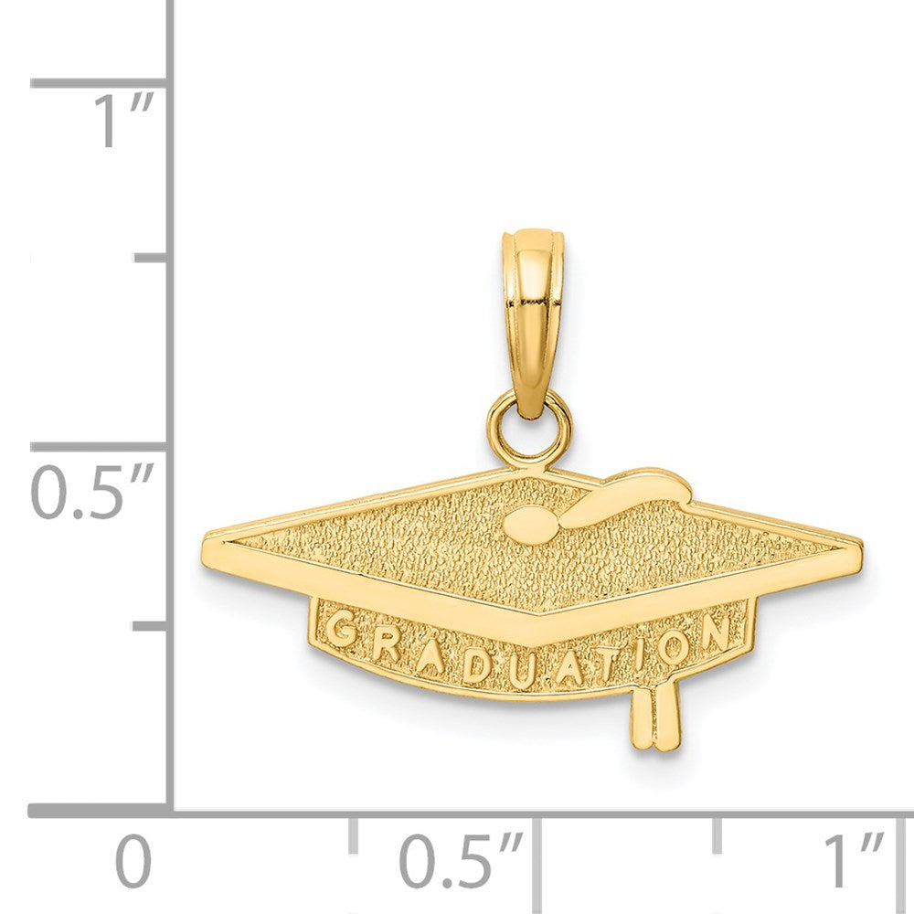 14k GRADUATION Cap Charm