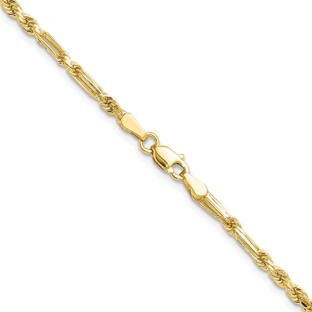 14k 2.75mm D/C Milano Rope Chain