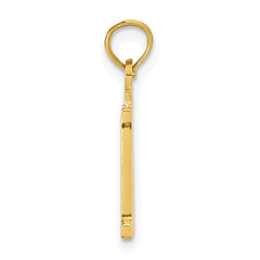 14k Polished Number 11 Pendant - 2