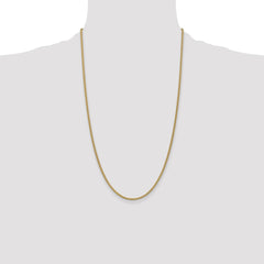 14K 26 inch 2.1mm Spiga with Lobster Clasp Chain
