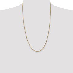 14K 26 inch 1.7mm Spiga with Lobster Clasp Chain