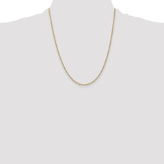 14K 22 inch 1.8mm Forzantine Cable with Lobster Clasp Chain