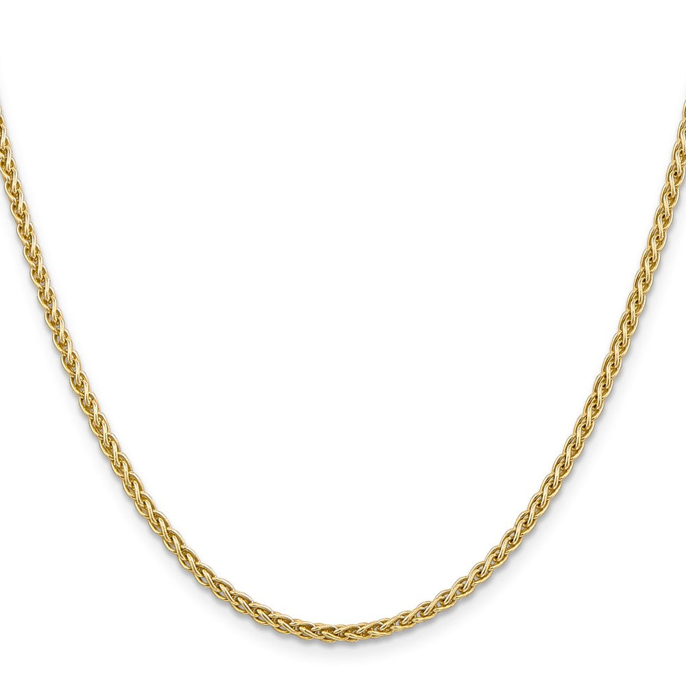 14K 22 inch 2.8mm Spiga with Lobster Clasp Chain