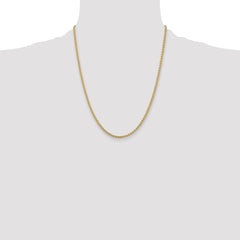 14K 22 inch 2.8mm Spiga with Lobster Clasp Chain