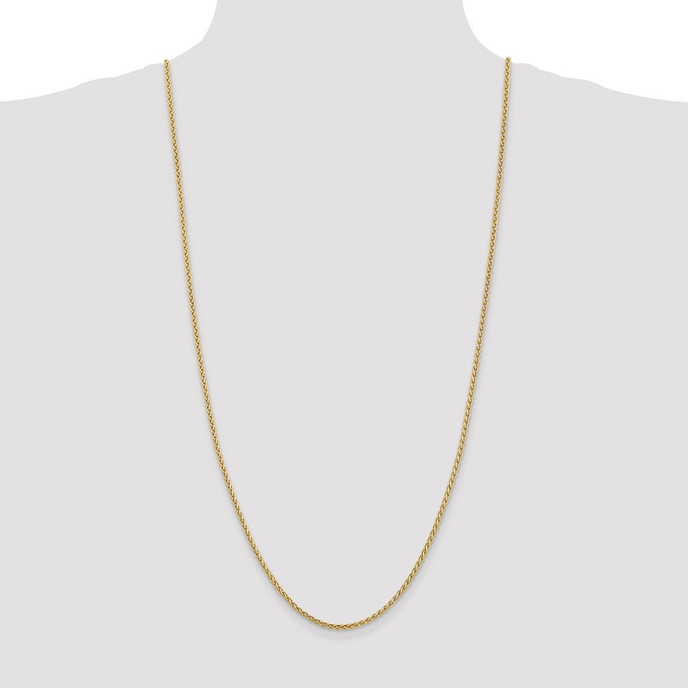 14K 30 inch 2.8mm Spiga with Lobster Clasp Chain