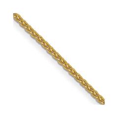 14K 24 inch 1.05mm Diamond-cut Spiga with Lobster Clasp Chain