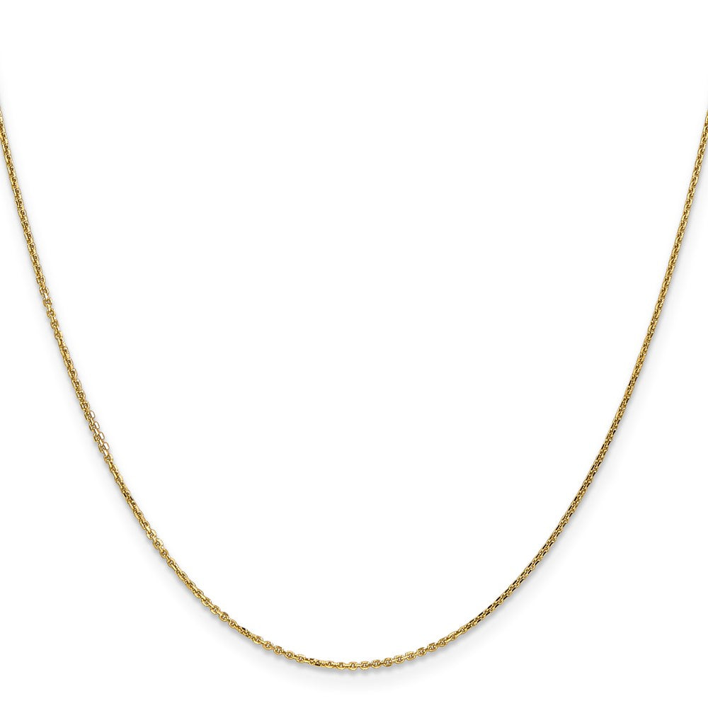 14K 26 inch .95mm Diamond-cut Cable with Lobster Clasp Chain