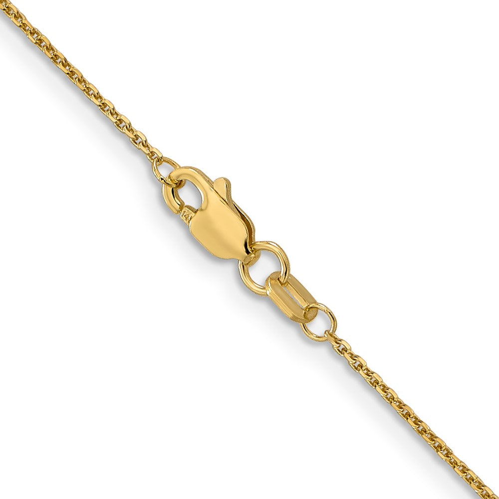 14K 26 inch .95mm Diamond-cut Cable with Lobster Clasp Chain