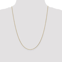 14K 24 inch .95mm Diamond-cut Cable with Lobster Clasp Chain