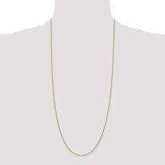 14K 30 inch .95mm Diamond-cut Cable with Lobster Clasp Chain