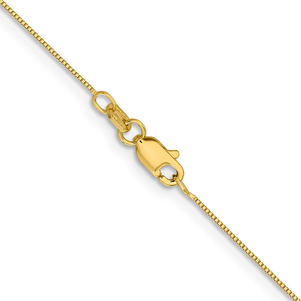 14K 16 inch .5mm Box with Lobster Clasp Chain