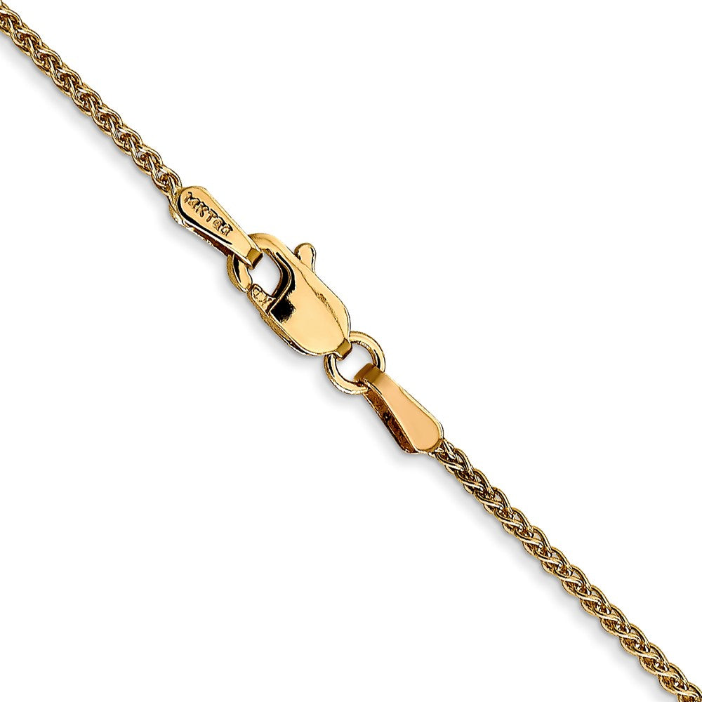 14K 16 inch 1.25mm Spiga with Lobster Clasp Chain