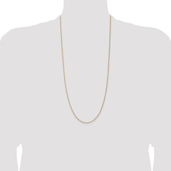14K 30 inch 1.25mm Spiga with Lobster Clasp Chain