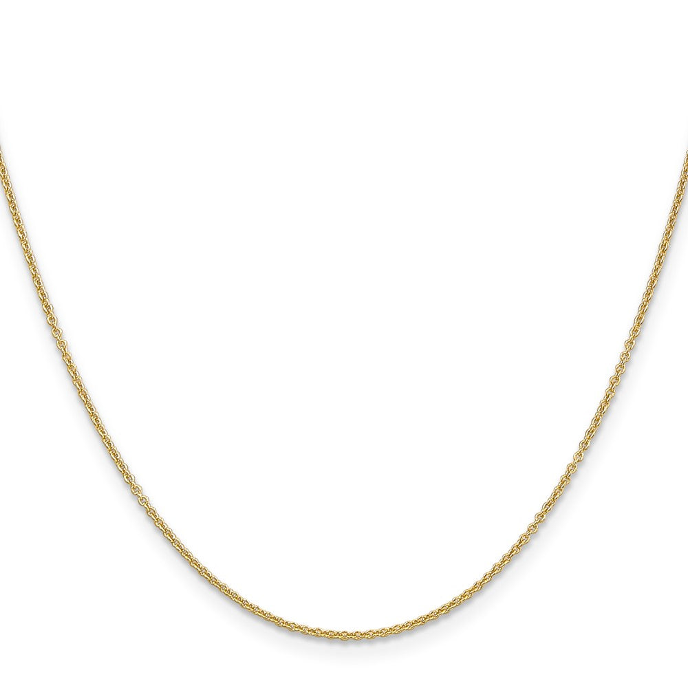 14K 14 inch 1.2mm Cable with Lobster Clasp Chain