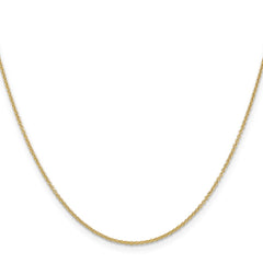 14K 18 inch 1.2mm Cable with Lobster Clasp Chain