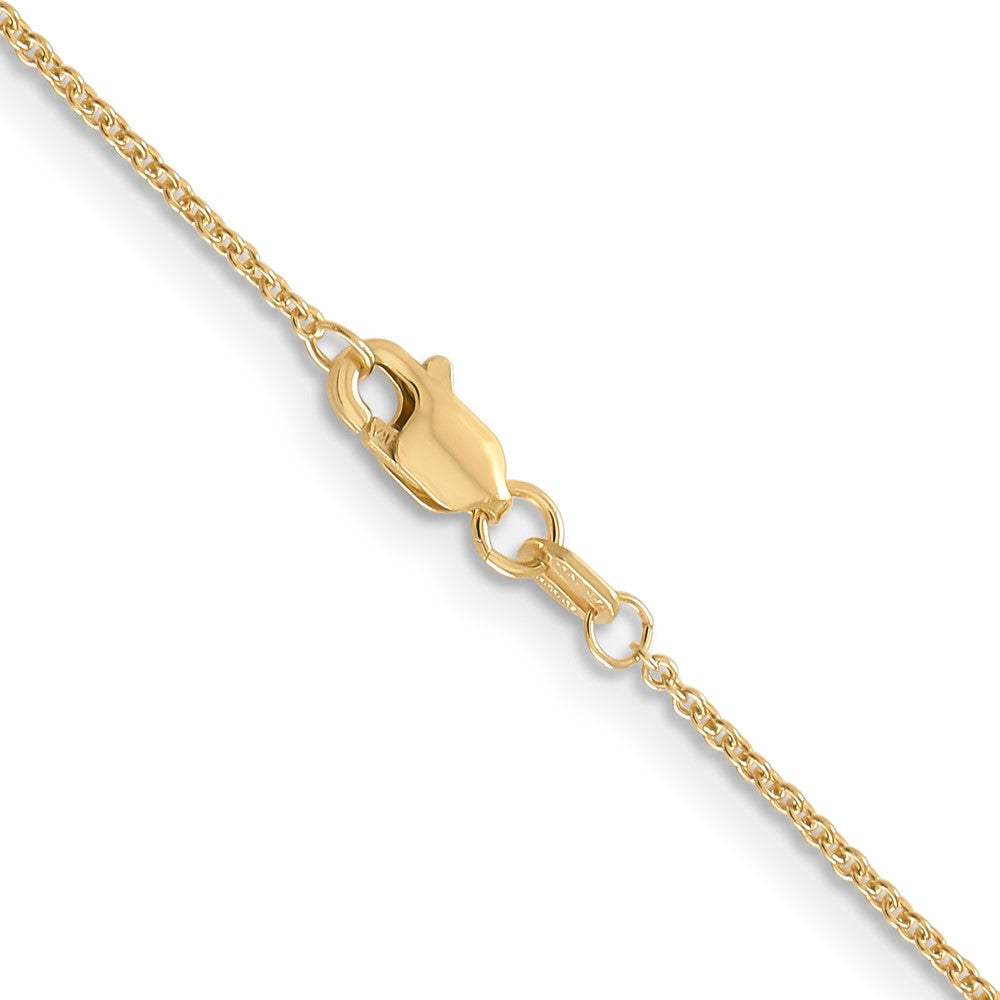 14K 18 inch 1.2mm Cable with Lobster Clasp Chain