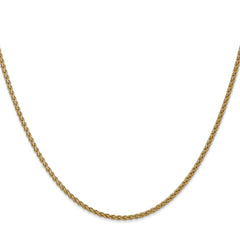 14K 18 inch 1.05mm Spiga with Spring Ring Clasp Chain