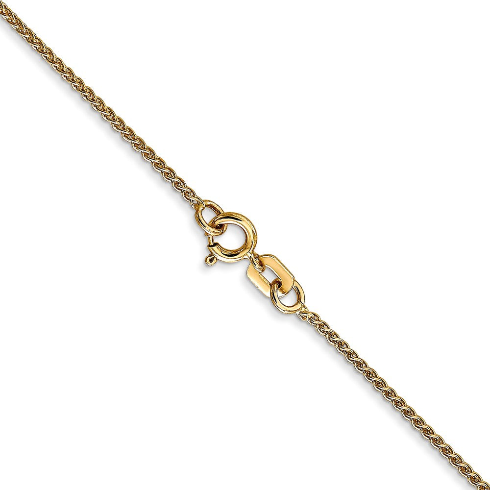 14K 18 inch 1.05mm Spiga with Spring Ring Clasp Chain