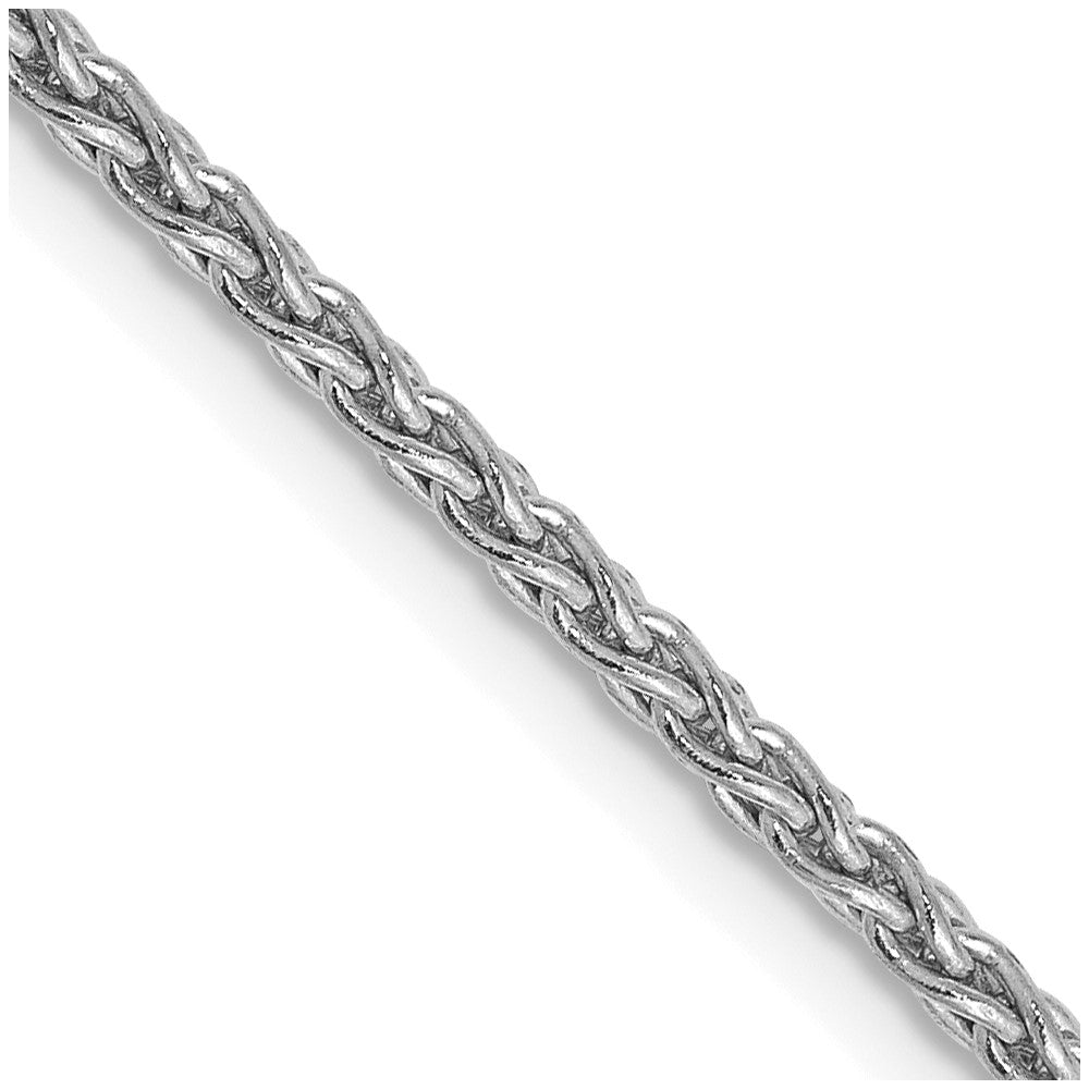 14K White Gold 22 inch 1.75mm Parisian Wheat with Lobster Clasp Chain