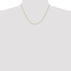 14k 18 inch 1mm Parisian Wheat with Lobster Clasp Chain