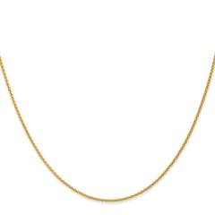 14k 30 inch 1.2mm Parisian Wheat with Lobster Clasp Chain