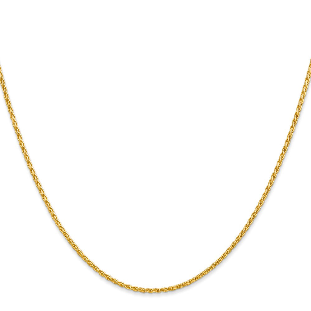 14k 16 inch 1.5mm Parisian Wheat with Lobster Clasp Chain