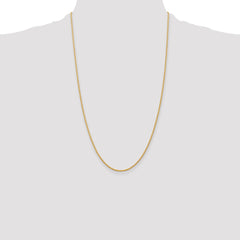 14k 26 inch 1.5mm Parisian Wheat with Lobster Clasp Chain