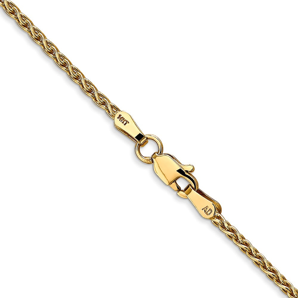 14k 30 inch 1.75mm Parisian Wheat with Lobster Clasp Chain