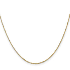 14K 24 inch 1.15mm Rolo with Lobster Clasp Pendant Chain