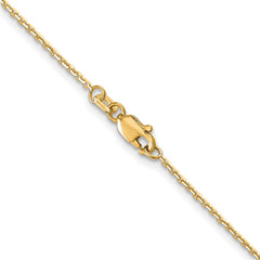 14k 1.2mm D/C Cable Chain - 9