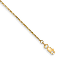 14k 1.2mm D/C Cable Chain - 2