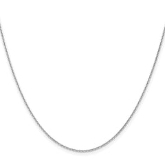 14k WG 1.2mm D/C Cable Chain - 10