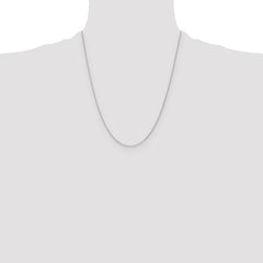 14k WG 1.2mm D/C Cable Chain - 9