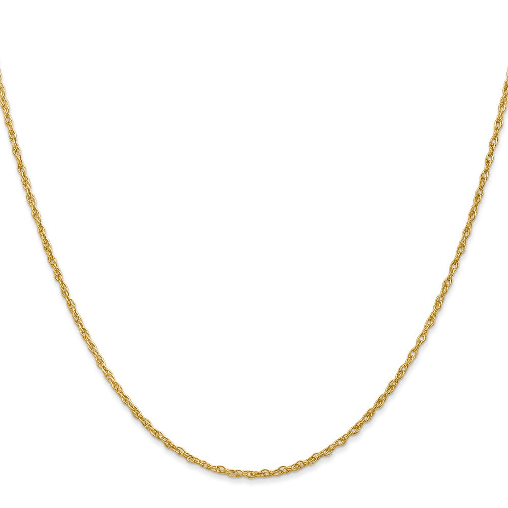 14K 30 inch 1.3 Heavy Baby Rope with Lobster Clasp Chain