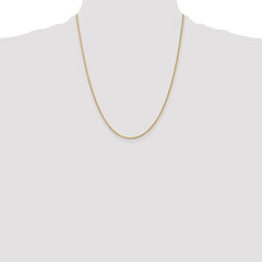14K 22 inch 1.3 Heavy Baby Rope with Lobster Clasp Chain