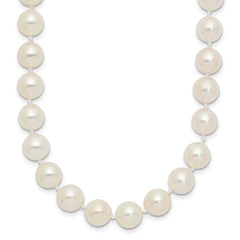 14k 7-8mm White Round Akoya Saltwater Cultured Pearl 18 inch Necklace - 2