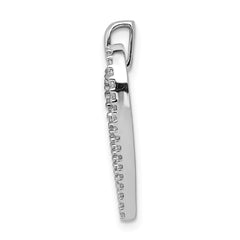 14k White Gold 1/6ct. Diamond Heart Pendant