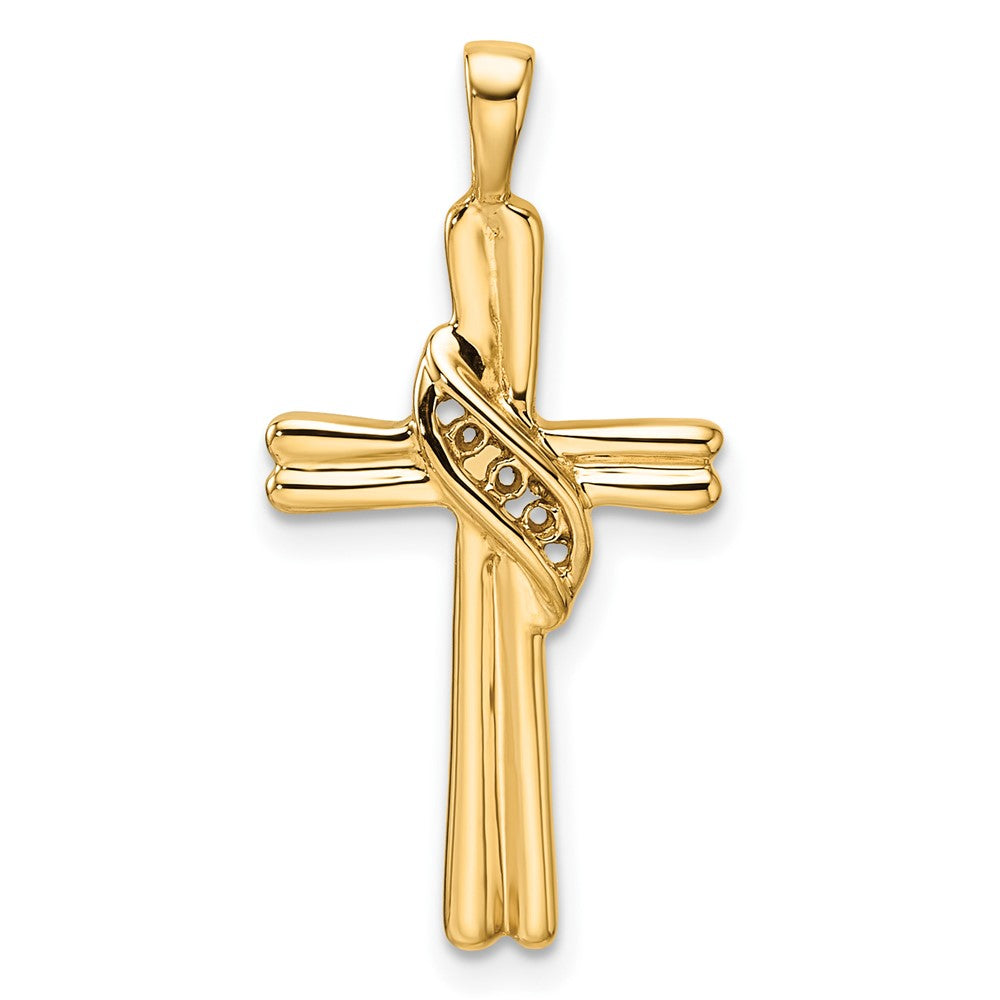 14k Cross Pendant Mounting - 3