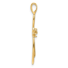 14k Cross Pendant Mounting - 4