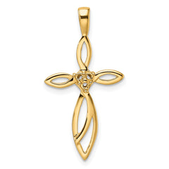 14k Cross Pendant Mounting - 4