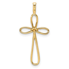 14k Cross Pendant Mounting - 5
