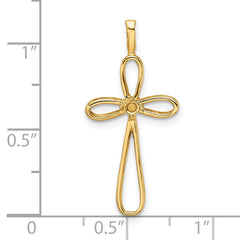 14k Cross Pendant Mounting - 5