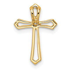14k Passion Cross Pendant Mounting