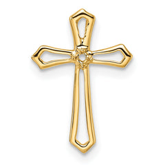 14k Passion Cross Pendant Mounting