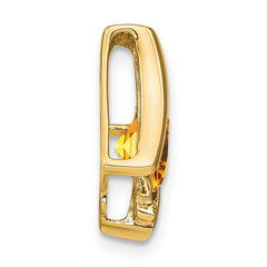 14k Citrine and Diamond Pendant - 7