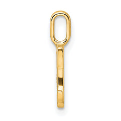 14k Diamond Letter C Initial Pendant