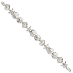 Sterling Silver Seashells Bracelet - 3