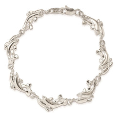 Sterling Silver Dolphins Bracelet - 2